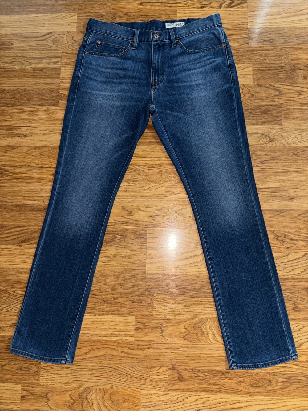 Cremieux Premium Denim Slim Fit Straight Leg Jeans Men’s Size 34x32 Medium Wash